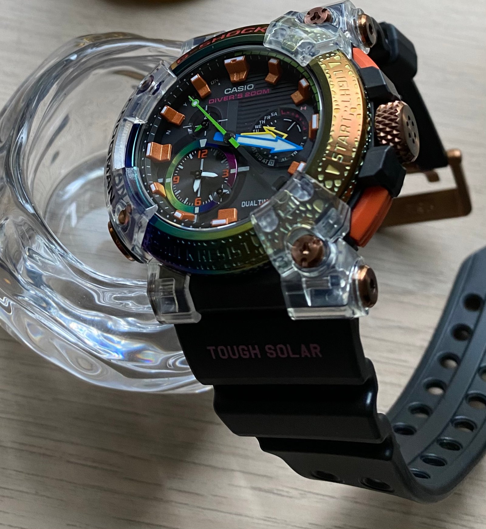 SAPPHIRE CRYSTAL SOLAR POWERED MENS ANALOG GWF-A1000BRT- 1APR - Image 5