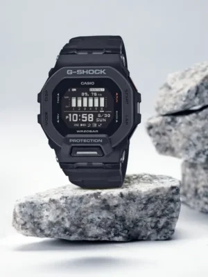 G-Shock Dial Black Resin Strap Digital Watch - For Men G1146 (GBD-200-1DR)